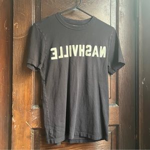 Nashville Shirt with Reverse Lettering Design